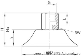 Aventics Плоский вакуумный захват, Серия FSG – 1820455067 - Aventics Плоский вакуумный захват, Серия FSG – 1820455067