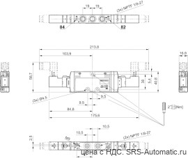 Aventics 5/3-пневмораспределитель, Cерия TC08 – дюйм – R422101231 - Aventics 5/3-пневмораспределитель, Cерия TC08 – дюйм – R422101231