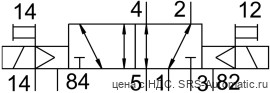 Festo JMEH-5/2-1/8-S-B Распределитель - Festo JMEH-5/2-1/8-S-B Распределитель