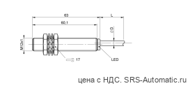 Индуктивный датчик расстояния Balluff BAW M12MN-ICC35C-BP02 - Индуктивный датчик расстояния Balluff BAW M12MN-ICC35C-BP02