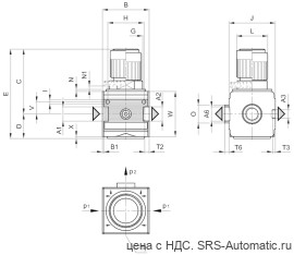 Aventics Регулирующий клапан, Cерия NL4-RGS-…-DS – 0821302509 - Aventics Регулирующий клапан, Cерия NL4-RGS-…-DS – 0821302509