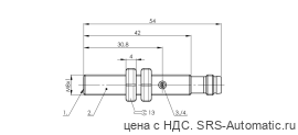 Емкостной датчик Balluff BCS M08T4E2-NSM15C-S49G - Емкостной датчик Balluff BCS M08T4E2-NSM15C-S49G