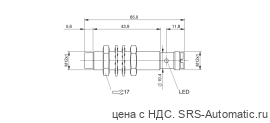 Индуктивный датчик Balluff BES M12MI-PAC80F-S04G - Индуктивный датчик Balluff BES M12MI-PAC80F-S04G