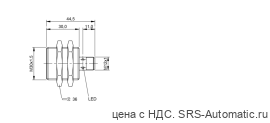 Индуктивный датчик расстояния Balluff BAW M30ME-UAC10B-S04G - Индуктивный датчик расстояния Balluff BAW M30ME-UAC10B-S04G