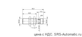 Индуктивный датчик Balluff BES M12EE-PSC40B-S04G - Индуктивный датчик Balluff BES M12EE-PSC40B-S04G