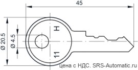 Aventics Ключ к устройству для запирания E11 – R961403407 - Aventics Ключ к устройству для запирания E11 – R961403407
