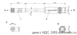 Соединительный кабель Balluff BCC W313-W413-3E-300-TW0334-020 - Соединительный кабель Balluff BCC W313-W413-3E-300-TW0334-020