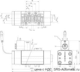 Aventics 5/2-пневмораспределитель, Cерия IS12-PD, размер 2 – R422003650 - Aventics 5/2-пневмораспределитель, Cерия IS12-PD, размер 2 – R422003650