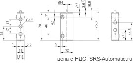 Aventics 5/2-пневмораспределитель, Cерия ST – 0820403003 - Aventics 5/2-пневмораспределитель, Cерия ST – 0820403003