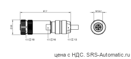 Разъем Balluff BCC M475-0000-1A-000-01X575-000 - Разъем Balluff BCC M475-0000-1A-000-01X575-000