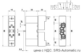 Клапан пилотный соленоидный 18 mm vdma 05v s0 7 oc 01 - Клапан пилотный соленоидный 18 mm vdma 05v s0 7 oc 01