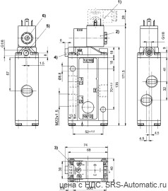 Aventics 3/2 -пневмораспределитель, Cерия CD12 – 5724505970 - Aventics 3/2 -пневмораспределитель, Cерия CD12 – 5724505970