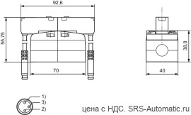 Aventics 5/3-пневмораспределитель, Cерия 581, размер 1 – 5811463160 - Aventics 5/3-пневмораспределитель, Cерия 581, размер 1 – 5811463160
