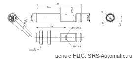 Оптический датчик Balluff BOS 12M-PO-RD11-S4 - Оптический датчик Balluff BOS 12M-PO-RD11-S4