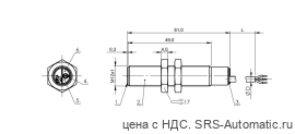 Емкостной датчик Balluff BCS M12B4I1-POC40D-EP02 - Емкостной датчик Balluff BCS M12B4I1-POC40D-EP02