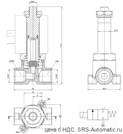 Клапаны электромагнитные прямого действия - 2/2 нз x2f 03 1 15 e 0 - Клапаны электромагнитные прямого действия - 2/2 нз x2f 03 1 15 e 0