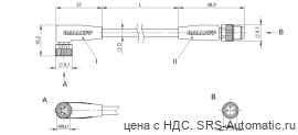 Соединительный кабель Balluff BCC M324-M313-30-300-PX0334-006 - Соединительный кабель Balluff BCC M324-M313-30-300-PX0334-006