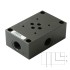 ES3D12L - Плита для распределителей и клапанов, CETOP 03, P-A-B-Т=G1/2", 350бар, боковые порты по 4-м сторонам, сталь - ES3D12L - Плита для распределителей и клапанов, CETOP 03, P-A-B-Т=G1/2", 350бар, боковые порты по 4-м сторонам, сталь