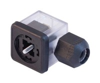300.11.02L - Электроразъем c индикацией 110V AC, DIN 43650/A, IP65, PG11