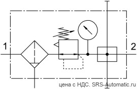 Festo LFRS-1/2-D-MIDI-KA Блок подготовки воздуха - Festo LFRS-1/2-D-MIDI-KA Блок подготовки воздуха