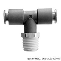 SMC KR-T10-02S Тройник цанговый переходной
