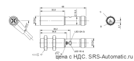 Оптический датчик Balluff BOS 12M-PO-ID10-S4 - Оптический датчик Balluff BOS 12M-PO-ID10-S4