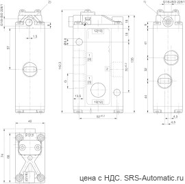 Aventics 3/2 -пневмораспределитель, Cерия CD12 – 5711100200 - Aventics 3/2 -пневмораспределитель, Cерия CD12 – 5711100200