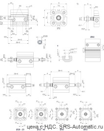 Aventics Компактный цилиндр, Cерия KPZ – 0822391902 - Aventics Компактный цилиндр, Cерия KPZ – 0822391902