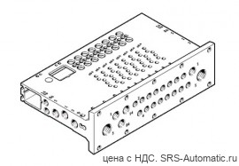 Festo VABM-L1-10HWS2-G18-12-GR Плита монтажная - Festo VABM-L1-10HWS2-G18-12-GR Плита монтажная