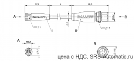 Соединительный кабель Balluff BCC M314-M414-3E-304-PX0434-045 - Соединительный кабель Balluff BCC M314-M414-3E-304-PX0434-045