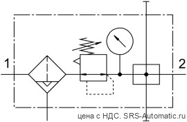 Festo LFRS-1/2-D-MIDI-KA-A Блок подготовки воздуха - Festo LFRS-1/2-D-MIDI-KA-A Блок подготовки воздуха