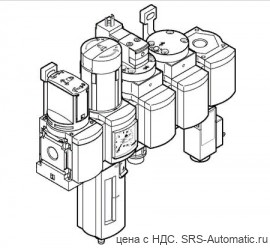 Festo MSB6-1/2:C3J2D1A1F3-WP Блок подготовки воздуха - Festo MSB6-1/2:C3J2D1A1F3-WP Блок подготовки воздуха