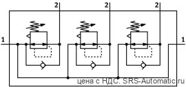 Festo LRB-1/4-DB-7-O-K3-MINI Блок регуляторов - Festo LRB-1/4-DB-7-O-K3-MINI Блок регуляторов