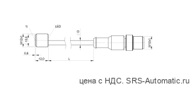 Индуктивный датчик Balluff BES M12EA-PSC40B-EP00,3-GS04 - Индуктивный датчик Balluff BES M12EA-PSC40B-EP00,3-GS04