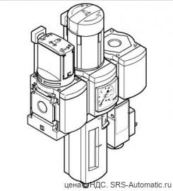 Festo MSB6-1/2:C3J2F3-WP Блок подготовки воздуха - Festo MSB6-1/2:C3J2F3-WP Блок подготовки воздуха