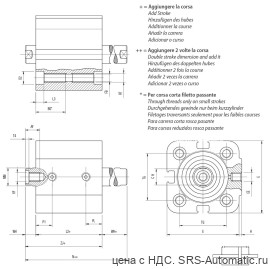 Двустороннего действия, с магнитным кольцом и двусторонним штоком - номинальный диаметр от 12 до 25 bj 025 0020 - Двустороннего действия, с магнитным кольцом и двусторонним штоком - номинальный диаметр от 12 до 25 bj 025 0020