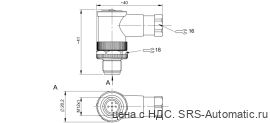 Разъем Balluff BCC M445-0000-2A-000-51X575-000 - Разъем Balluff BCC M445-0000-2A-000-51X575-000