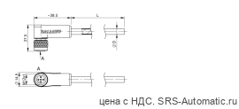 Разъем с кабелем Balluff BCC W425-0000-1A-003-NW44T2-020 - Разъем с кабелем Balluff BCC W425-0000-1A-003-NW44T2-020