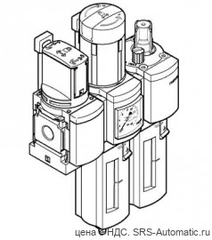 Festo MSB6-1/2:C3J2M1-WP Блок подготовки воздуха - Festo MSB6-1/2:C3J2M1-WP Блок подготовки воздуха