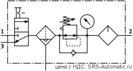 Festo MSB6-1/2:C3J2M1-WP Блок подготовки воздуха - Festo MSB6-1/2:C3J2M1-WP Блок подготовки воздуха