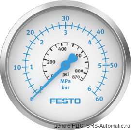 Festo PAGL-HP3-63-60-G14 Манометр - Festo PAGL-HP3-63-60-G14 Манометр