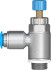 Festo GRLA-1/4-QS-6-RS-D Дроссель - Festo GRLA-1/4-QS-6-RS-D Дроссель