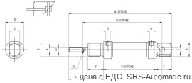 Двустороннего действия амортизированный с магнитным кольцом mh 016 0025 - Двустороннего действия амортизированный с магнитным кольцом mh 016 0025