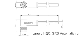 Разъем с кабелем Balluff BCC M428-0000-1A-046-PS8825-020-C020 - Разъем с кабелем Balluff BCC M428-0000-1A-046-PS8825-020-C020