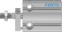 Festo DPDM-Q-20-5-S-PA Пневмоцилиндр - Festo DPDM-Q-20-5-S-PA Пневмоцилиндр