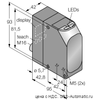 Лазерный датчик расстояния Banner LT7PIDQ
