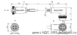 Соединительный кабель Balluff BCC B314-B324-30-304-MW8434-006 - Соединительный кабель Balluff BCC B314-B324-30-304-MW8434-006