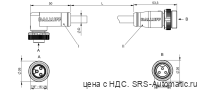 Соединительный кабель Balluff BCC A323-A313-30-365-PX03A5-050