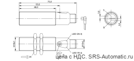 Оптический датчик Balluff BOS 18M-NS-PR20-S4 - Оптический датчик Balluff BOS 18M-NS-PR20-S4