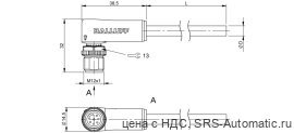 Разъем с кабелем Balluff BCC M428-0000-2A-044-VX8825-100 - Разъем с кабелем Balluff BCC M428-0000-2A-044-VX8825-100